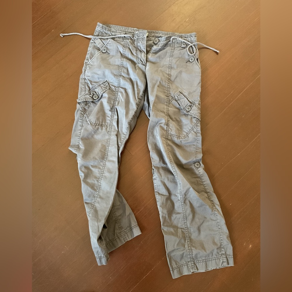 Dalia Gray Cargo Pants